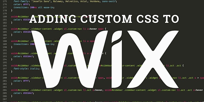 inject or edit html, css or js code in your wix website