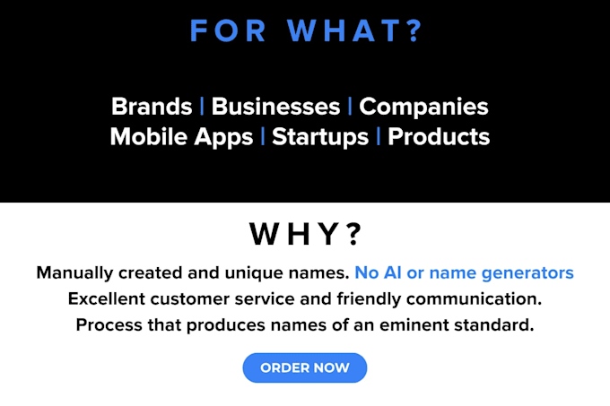 create brand name for mobile app, business and company