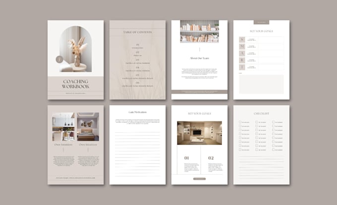 design creative pdf, lead magnet, and workbook in canva or adobe indesign