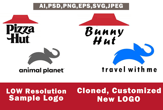 redesign clone copy logo