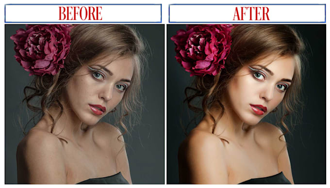 do high end beauty, fashion portrait retouch, and edit photo