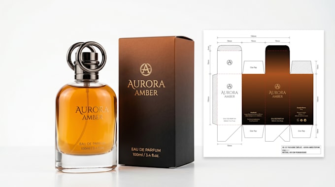 design premium perfume packaging and luxury fragrance labels