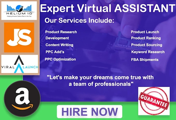 be your professional amazon fba VA and product research manager