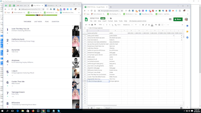do data entry, scrapping, lead generation and web research