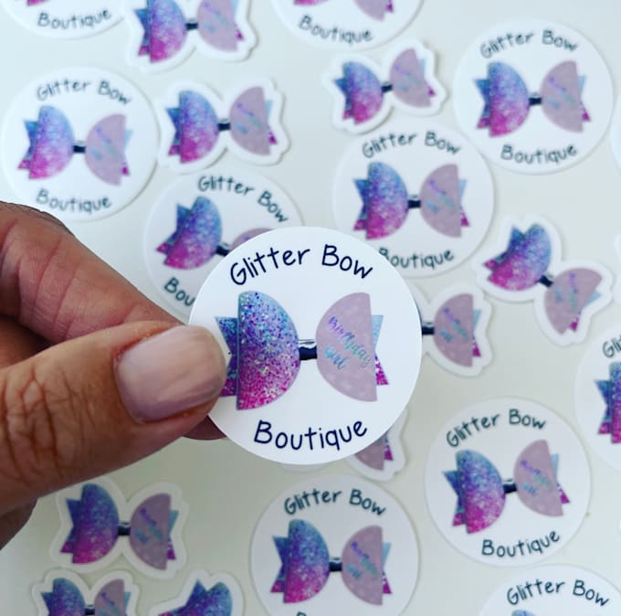 create beautiful, custom sticker design with illustration