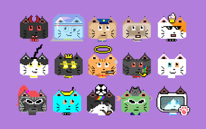 create cryptopunk pixel collectibles for your nft project
