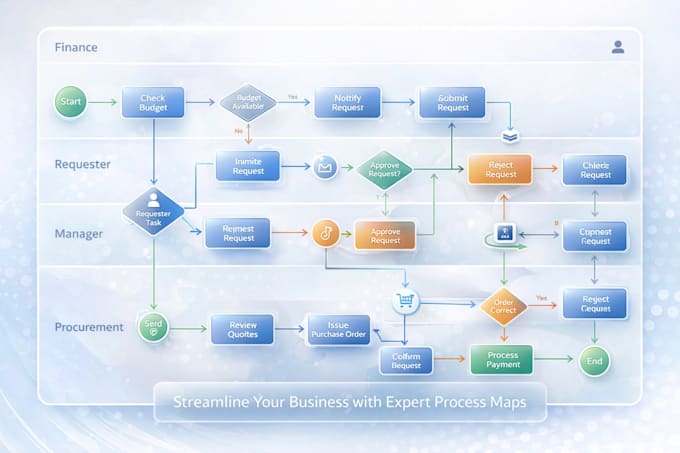 design and draw your process maps