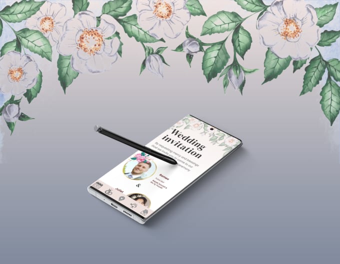 do customized UI wedding website