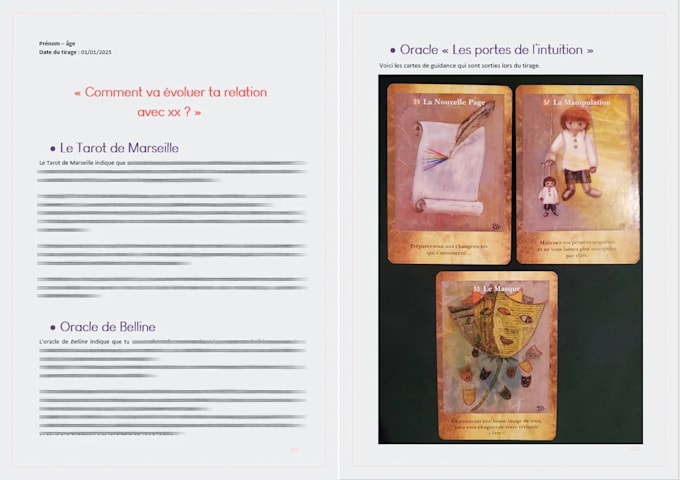 tirage de cartes voyance tarot oracle en francais
