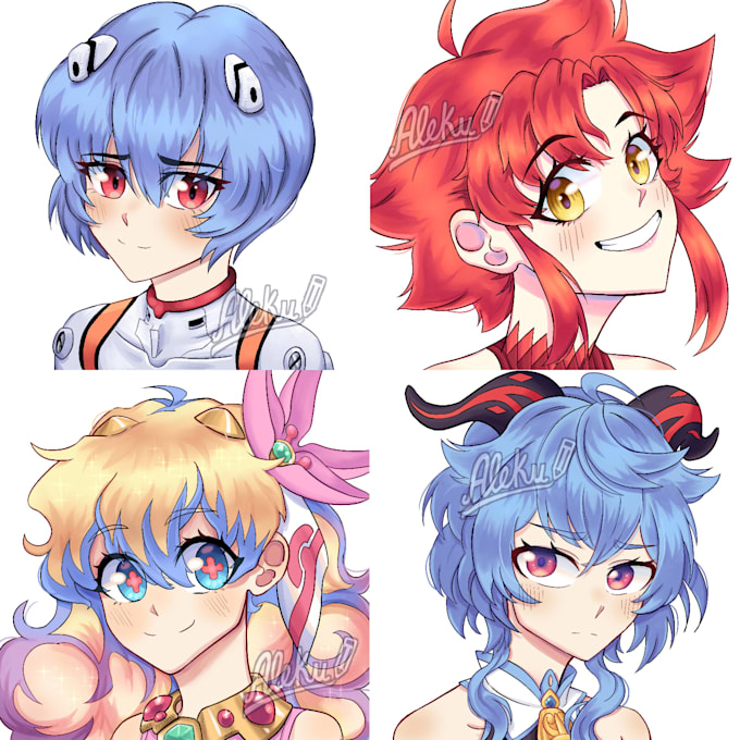 draw an anime icon for you