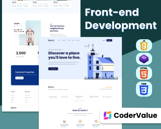 Be your front end expert web developer by Codervalue | Fiverr