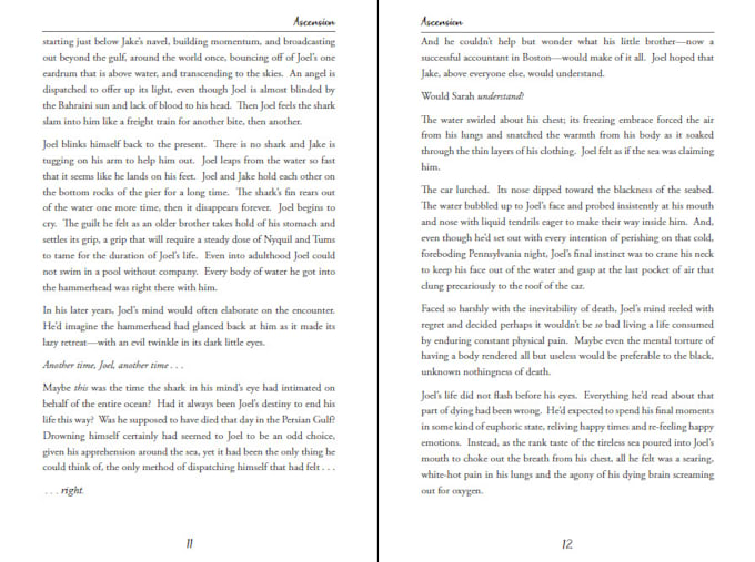 typeset and format your book for print and publish