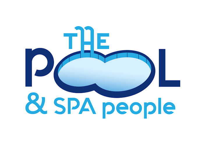 design awesome  pool and spa logo with free source file
