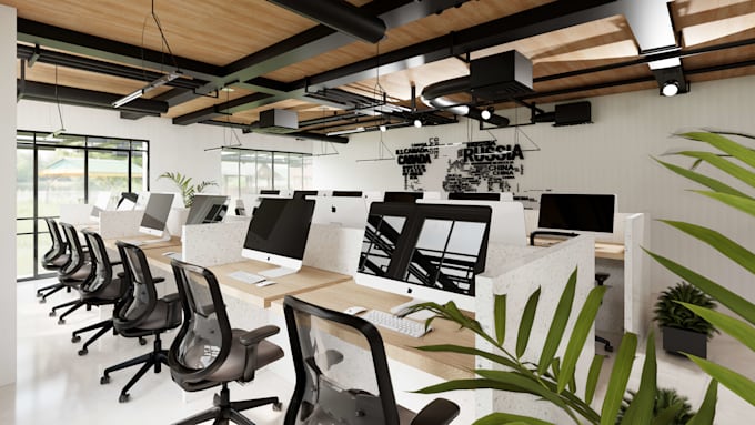 create realistic 3d interior rendering and room visualization