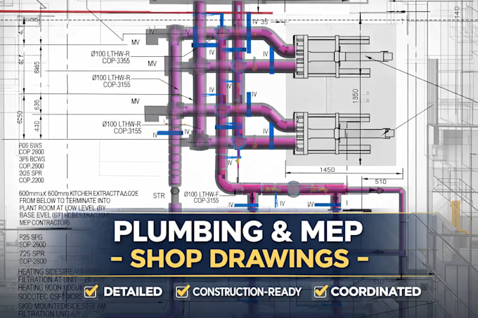 do bim mep modeling and coordination drawings