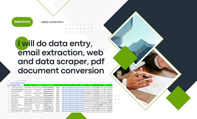 do data entry, pdf to word, copy paste and virtual assistant job