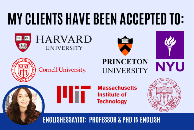 professionally edit college application essays and personal statements