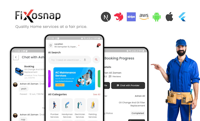 be your full stack developer for full stack website development