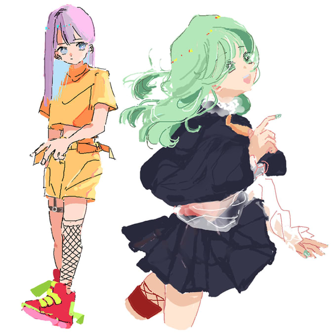 draw cute and cool anime style