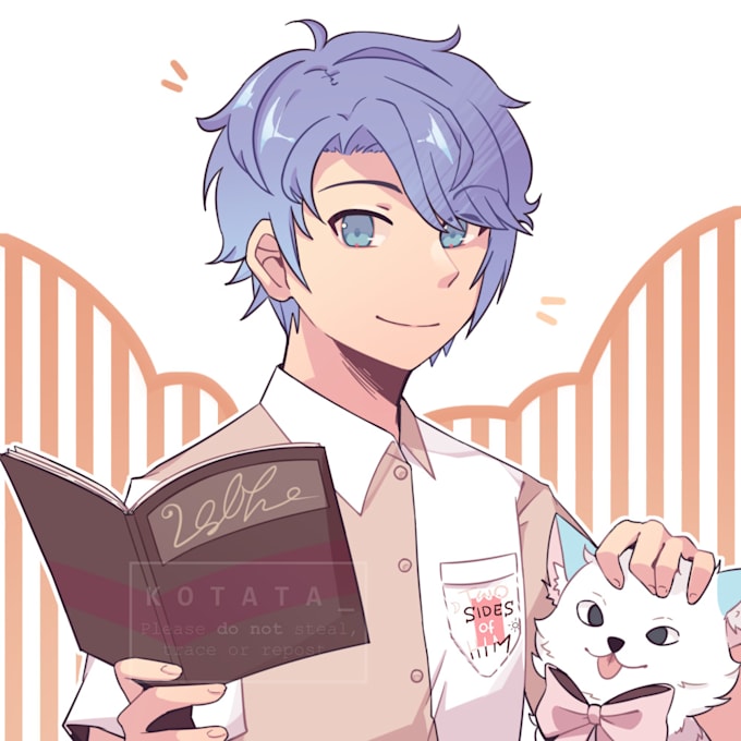 draw anime style of your oc, couple, fanarts