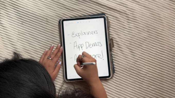 create a digital handwritten video message