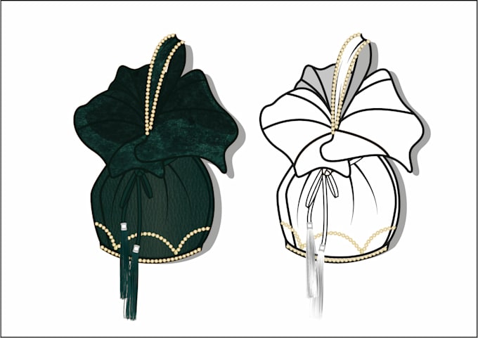 do detail and stunning bag illustration