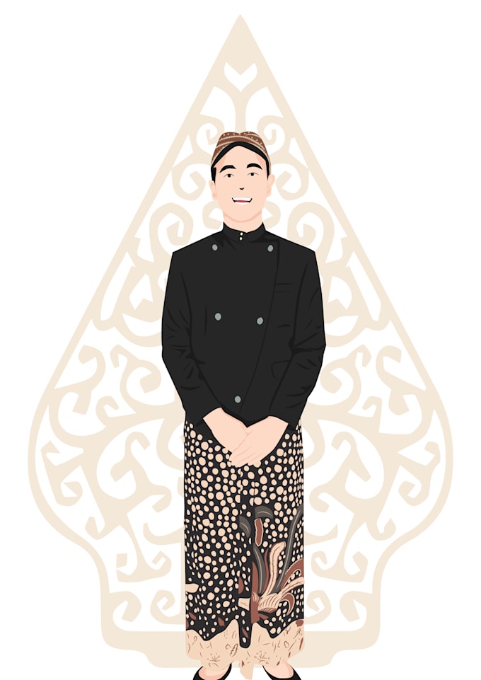 make a minimalist vector illustration