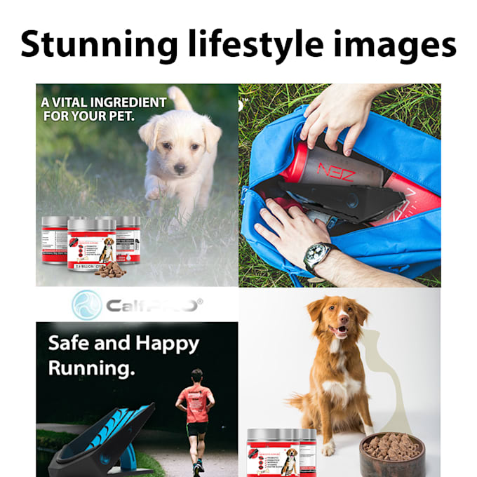 design amazon main images, infographic, and lifestyle for listing