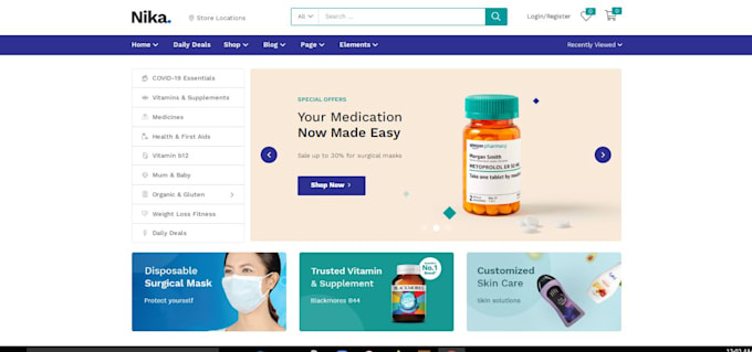 build fast loading ecommerce website for your services