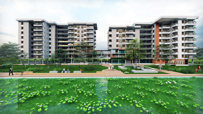 produce realistic 3d architectural animation and renders in lumion