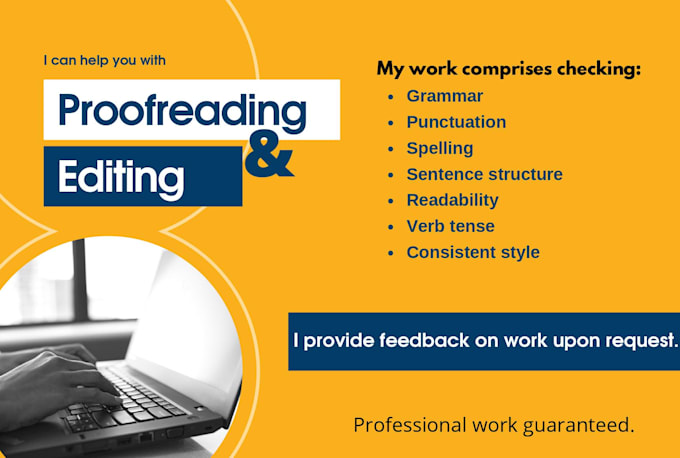 proofread and edit your blogs, articles, reports