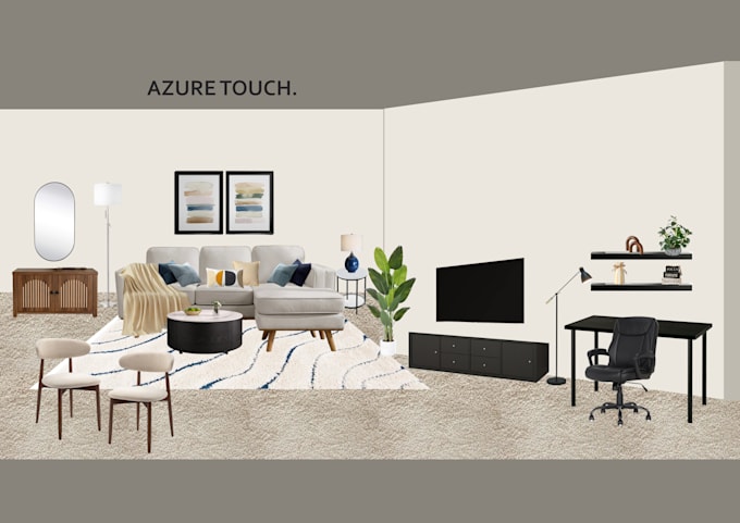 provide partial furniture sourcing for your room
