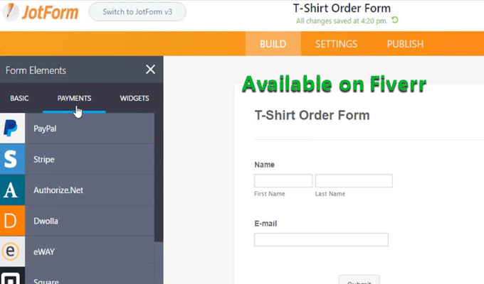 make responsive google form, spectacular jotform, and survey monkey