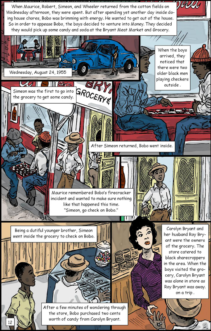 draw a comic book or graphic novel page