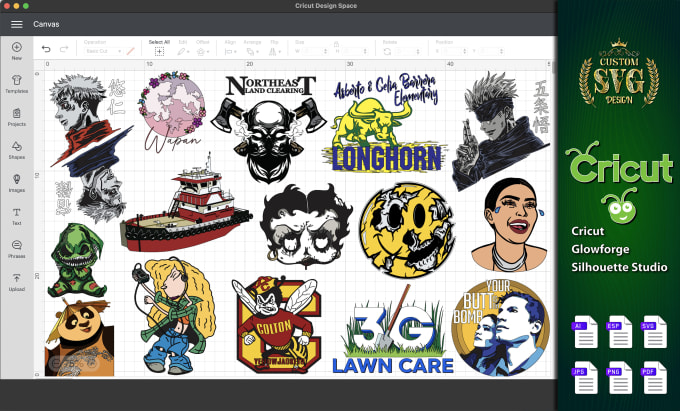 make your custom svg designs for your cricut