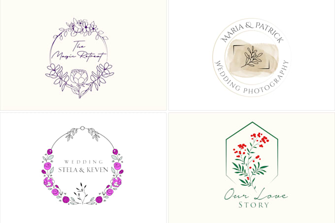 do wedding monogram signature beautiful photography luxury initials logo design