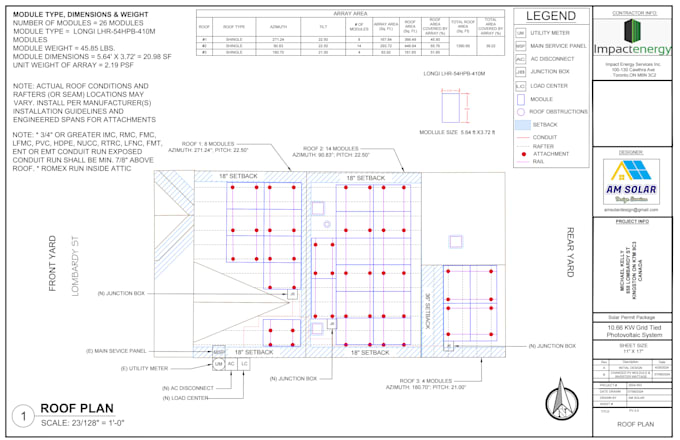 provide a solar permit packet