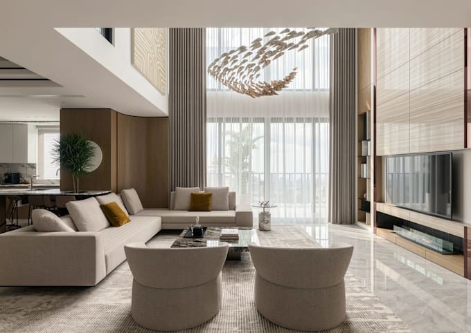 create 3d interior and exterior design and realistic renders