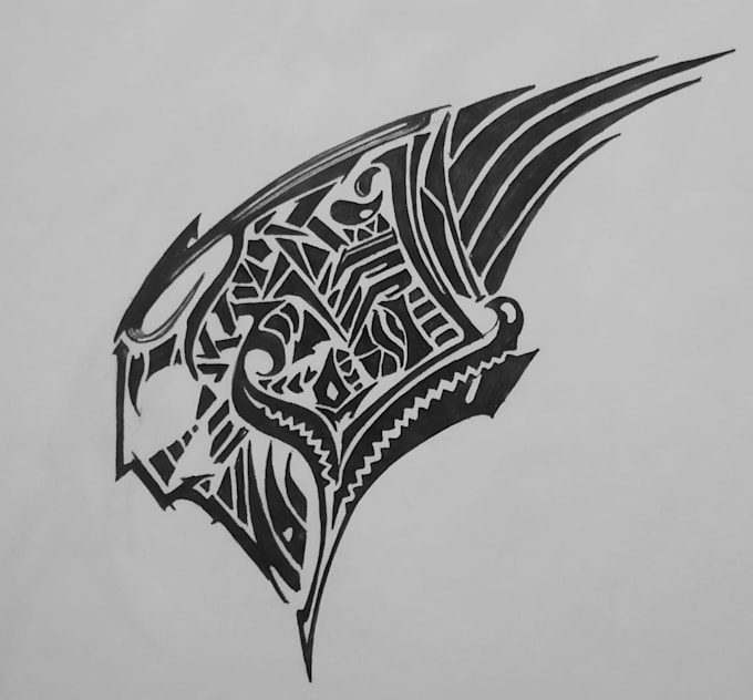make unique handmade alphabet tattoo design