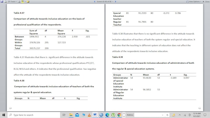 do spss statistical analysis and interpretation