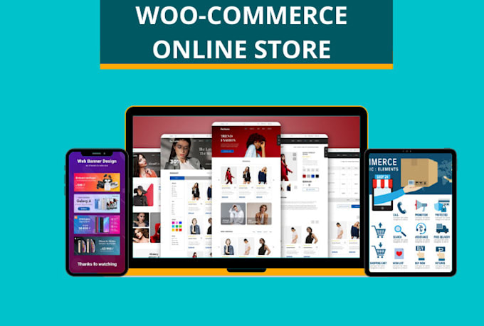 design wordpress ecommerce website woocommerce online store