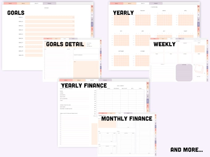 design digital planner or journal for goodnotes 5