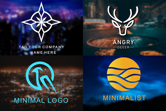 design 3 modern minimalist logo design within 12 hours