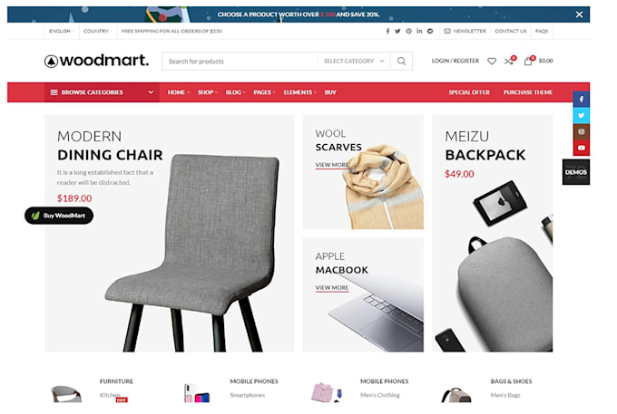 build wcfm dokan ecommerce woocommerce multivendor online store