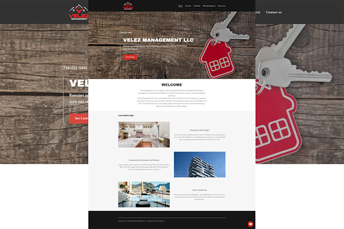create a modern real estate agent wordpress website with idx