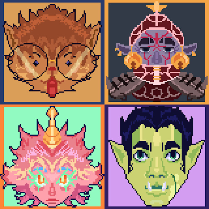 Do custom dnd tokens for your party to use online by Dirn_art | Fiverr