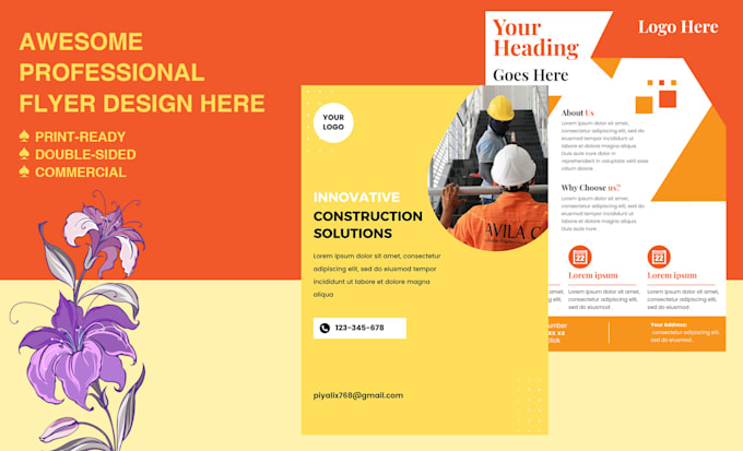 design the best corporate business flyer