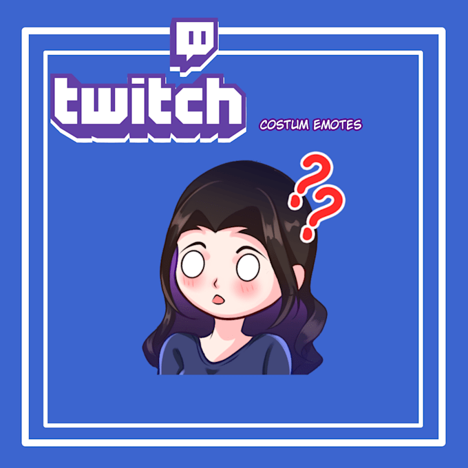 draw chibi custom emotes for streamers and vtuber