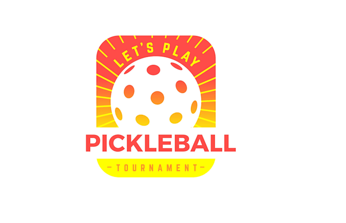 design creative pickleball logo for you