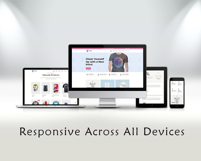 design ecommerce or online store website with woocommerce, elementor